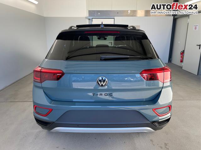 Volkswagen / T-Roc / Blau / / / TDI DSG Pano+Black Style+AHK+Navi+ergoActive+IQ.Drive+Kamera+Keyless