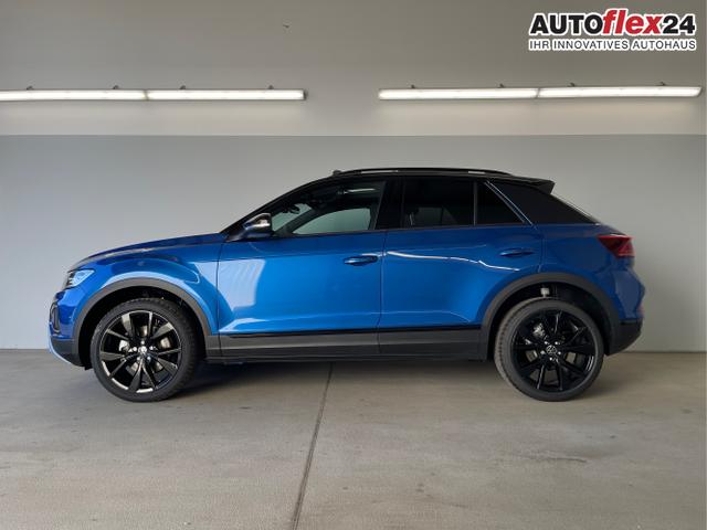 Volkswagen / T-Roc / Blau / / / TDI DSG Pano+Black Style+AHK+Navi+ergoActive+IQ.Drive+Kamera+Keyless