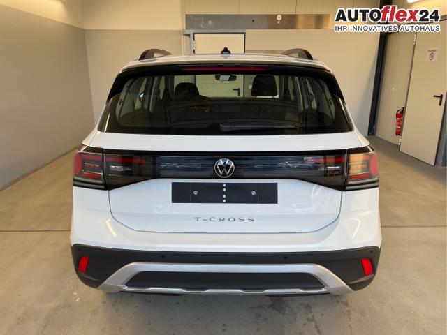 Volkswagen / T-Cross / Wei&szlig; / / / 95PS PDC vo+hi+Shz+App+Side+Travel