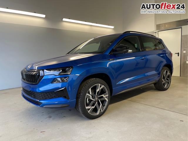 Vorlauffahrzeuge Skoda Karoq - Sportline TDI 4x4 AHK 360° Alu19 Navi Matrix Winter-Paket