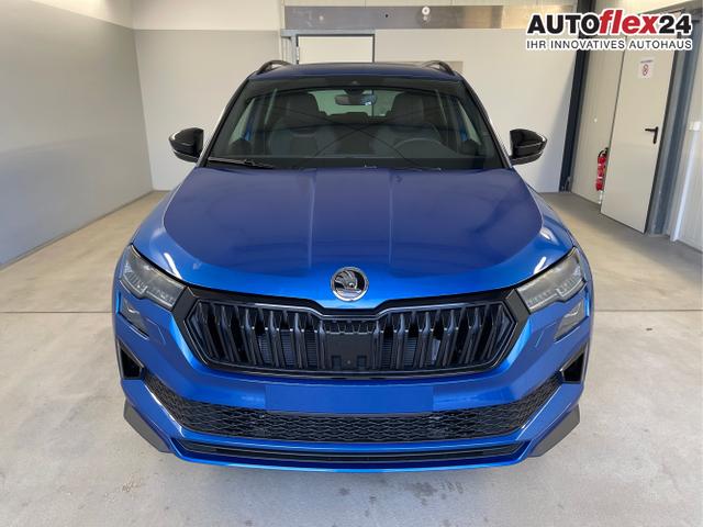 Skoda / Karoq / Blau / / / TDI 4x4 AHK+360&deg;+Alu19+Navi+Matrix+Winter-Paket