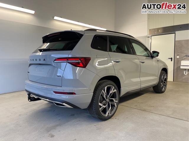 Skoda / Karoq / Grau / / / TSI 4x4 360°+19 Zoll+Navi+AHK+360°+ACC+Frontscheibe beheizbar+Travel Assist
