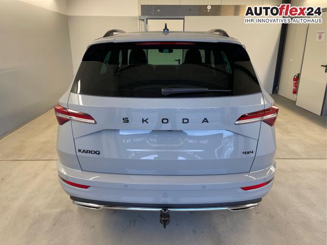 Skoda / Karoq / Grau / / / TSI 4x4 360°+19 Zoll+Navi+AHK+360°+ACC+Frontscheibe beheizbar+Travel Assist