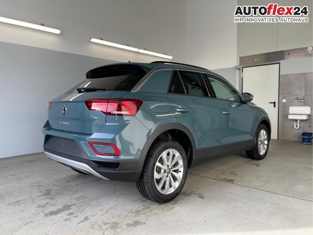 Volkswagen / T-Roc / Blau / / / 150PS AHK+Keyless+Kamera+ACC+Sitzheiz+Climatronic+Alu17