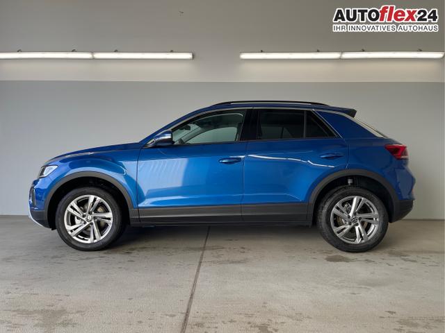 Volkswagen / T-Roc / Blau / / / 150PS AHK+Keyless+Kamera+ACC+Sitzheiz+Climatronic+Alu17