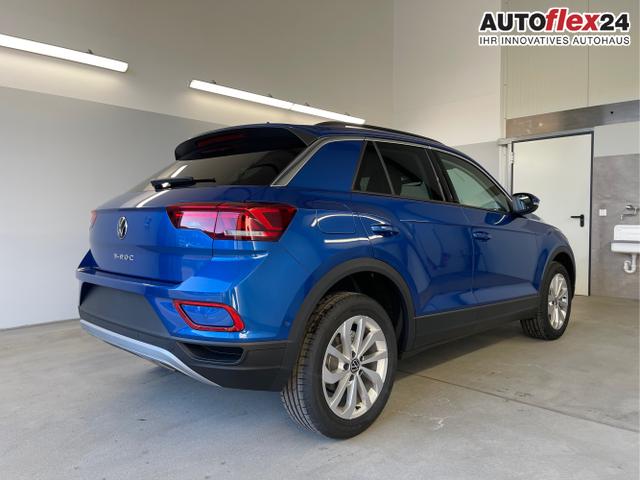 Volkswagen / T-Roc / Blau / / / 150PS AHK+Keyless+Kamera+ACC+Sitzheiz+Climatronic+Alu17