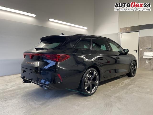 Cupra / Leon Sportstourer / Schwarz / / / 150PS TDI DSG AHK+Matrix+Navi+Kessy+Kamera+SideAssist+Sitzheiz+Alu18