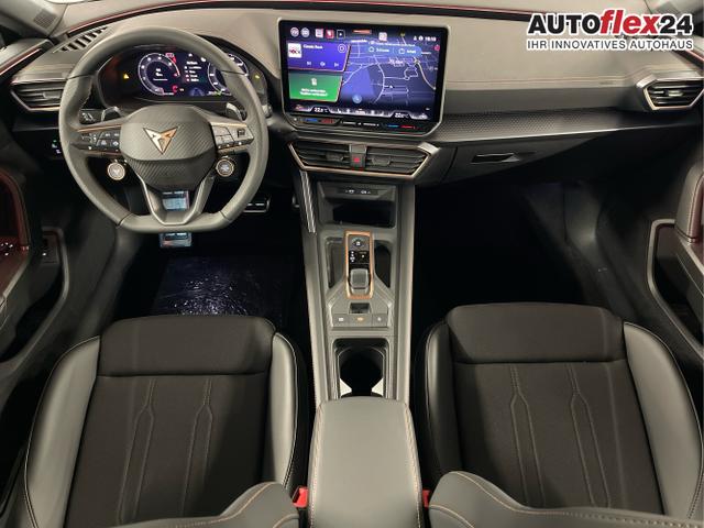 Cupra / Leon Sportstourer / Schwarz / / / 150PS TDI DSG AHK+Matrix+Navi+Kessy+Kamera+SideAssist+Sitzheiz+Alu18