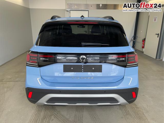 Volkswagen / T-Cross / Blau / / / 115PS DSG AHK+Navi+Kessy+Sitzheizung+App-Connect+ACC