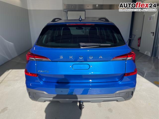 Skoda / KAMIQ / Blau / / / 115PS DSG Matrix+AHK+Kamera+PDC vor+hi+Kessy+Sitzheizung+GVL