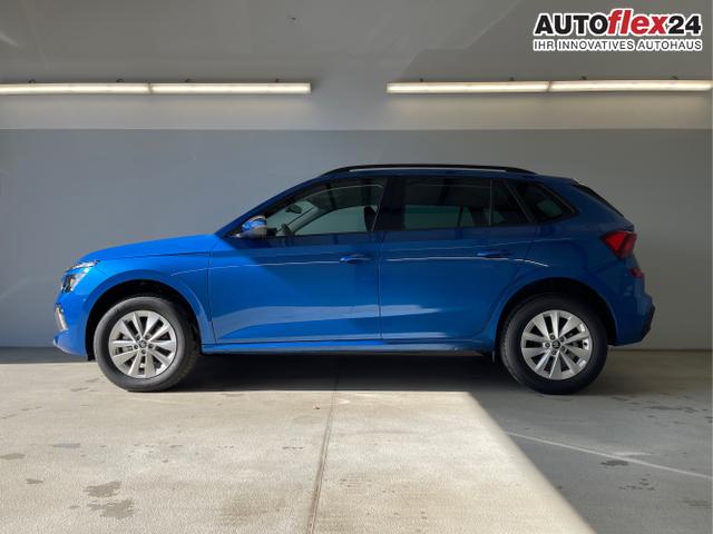 Skoda / KAMIQ / Blau / / / 115PS DSG Matrix+AHK+Kamera+PDC vor+hi+Kessy+Sitzheizung+GVL