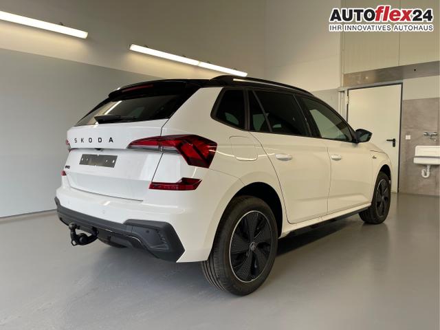 Skoda / KAMIQ / Wei&szlig; / / / 115PS DSG AHK+Navi+Matrix+GV5+Pano+Kessy+Kamera+Alu17+Sitzheiz