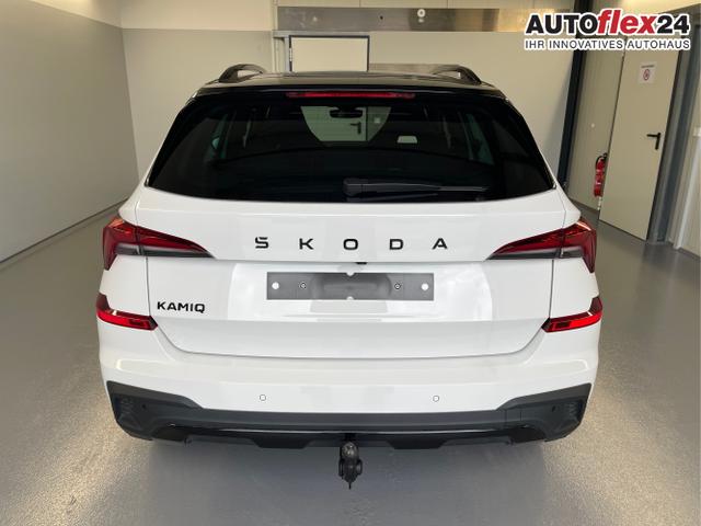 Skoda / KAMIQ / Wei&szlig; / / / 115PS DSG AHK+Navi+Matrix+GV5+Pano+Kessy+Kamera+Alu17+Sitzheiz