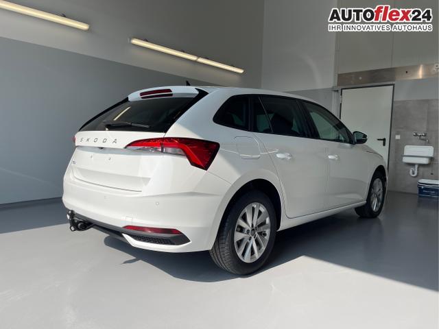 Skoda / Scala / Wei&szlig; / / / 115PS DSG GV5+AHK+Kamera+Kessy+PDC+Sitzheiz+Alu16+Climatronic
