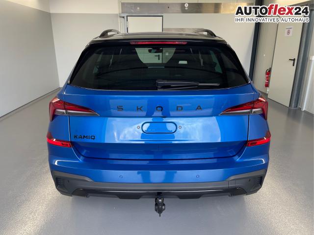 Skoda / KAMIQ / Blau / / / 115PS DSG AHK+Navi+Matrix+GV5+Pano+Kessy+Kamera+Alu17+Sitzheiz