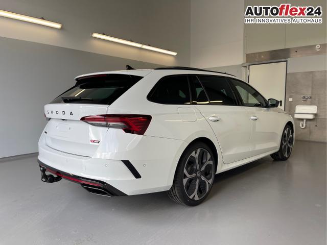 Skoda / Octavia Combi / Wei&szlig; / / / 265PS DSG HUD+Pano+360&deg;+DCC+AHK+CANTON+Matrix+Alu19+eHeck+GV4