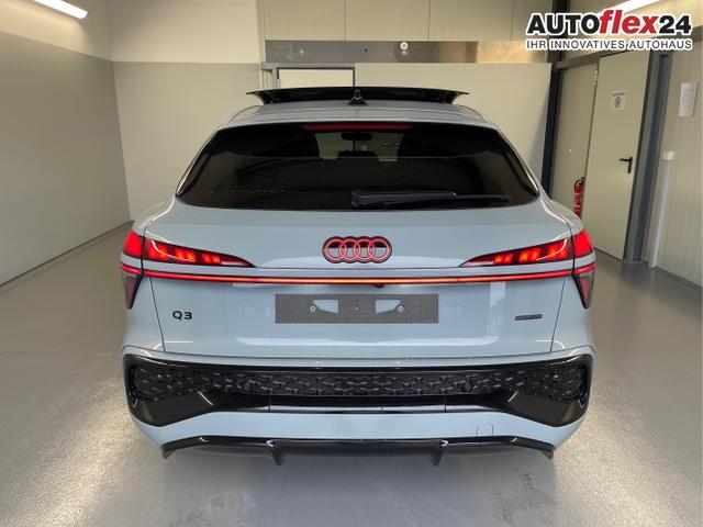 Audi / Q3 Sportback / Grau / / / TFSI 265 PS quattro S line Pano+TechPro+Matrix+AHK+HUD+Alu20+KlimaPlus+DCC+SONOS