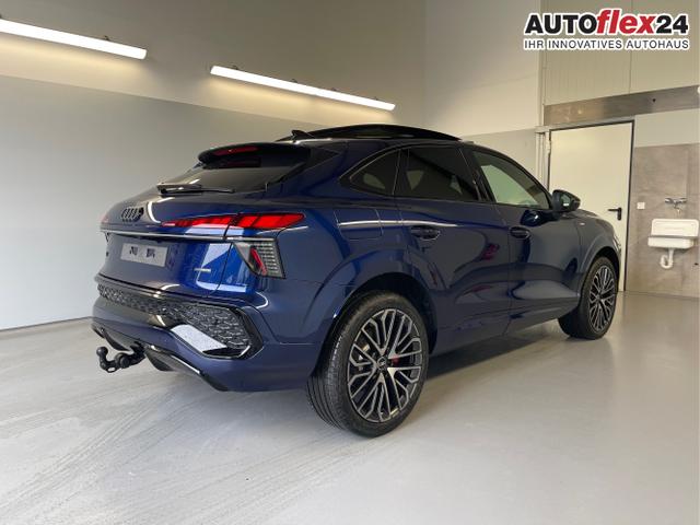 Audi / Q3 Sportback / Blau / / / TFSI 265 PS quattro S line Pano+TechPro+Matrix+AHK+HUD+Alu20+KlimaPlus+DCC+SONOS