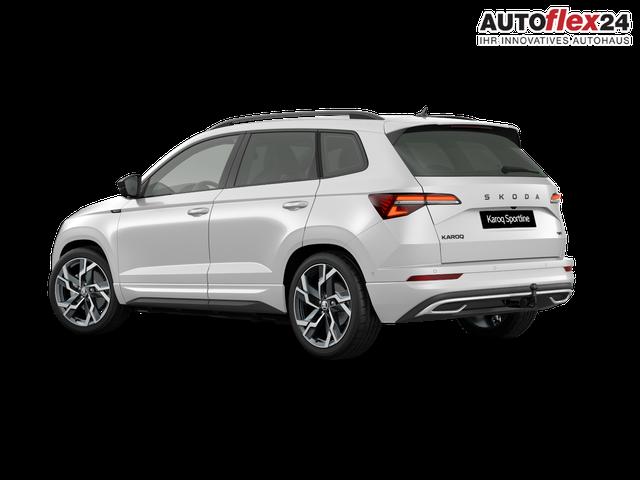 Vorlauffahrzeuge Skoda Karoq - Sportline 2.0 TSI DSG 4x4 GV4 AHK Navi 360&deg; Pano Keyless LM19 Matrix eHeck
