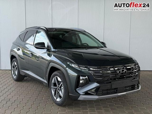 Hyundai TUCSON E-Motion 1.6 T-GDI 2WD 48V DCT / Panoramadach ACC Sitz + Lenkradheizung LED Navi PDC V&H Kamera Alu 18" 