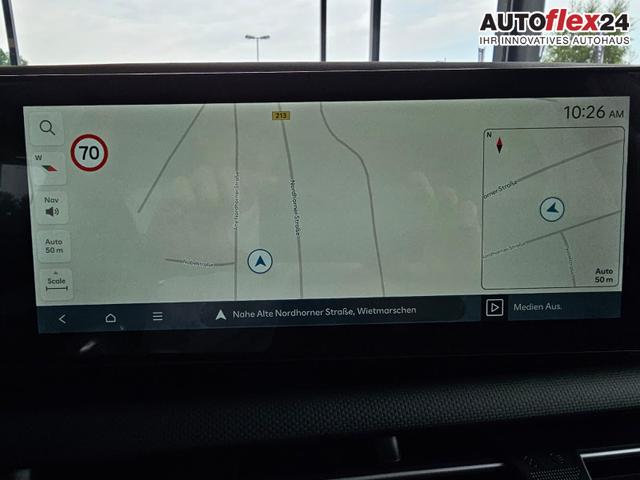 Hyundai TUCSON E-Motion 1.6 T-GDi 2WD HEV / Panoramadach ACC LED Sitz + Lenkradheizung Navi PDC V&H Kamera Alu 18" 