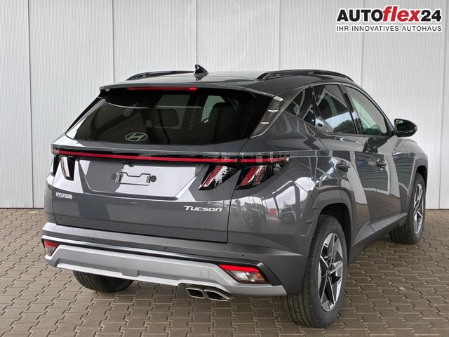 Hyundai TUCSON E-Motion 1.6 T-GDI 2WD 48V DCT / Panoramadach ACC Sitz + Lenkradheizung LED Navi PDC V&H Kamera Alu 18" 