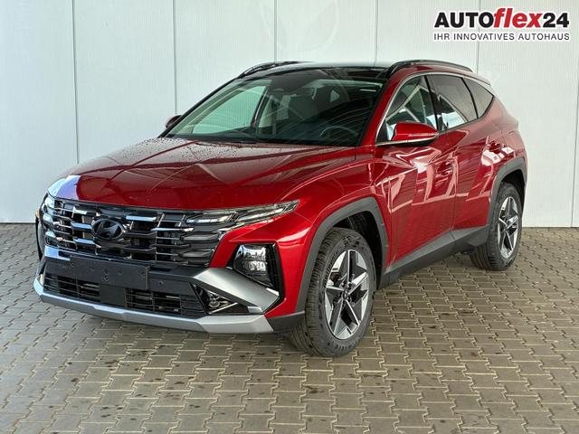 Gebrauchtfahrzeug Hyundai TUCSON - E-Motion 1.6 T-GDi 2WD HEV / Panoramadach ACC LED Sitz   Lenkradheizung Navi PDC V&H Kamera Alu 18"