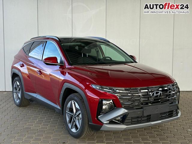 Hyundai TUCSON E-Motion 1.6 T-GDI 2WD 48V DCT / Panoramadach ACC Sitz + Lenkradheizung LED Navi PDC V&H Kamera Alu 18" 