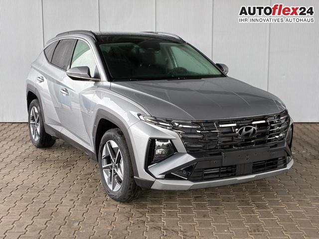 Hyundai TUCSON E-Motion 1.6 T-GDi 2WD HEV / Panoramadach ACC LED Sitz + Lenkradheizung Navi PDC V&H Kamera Alu 18" 