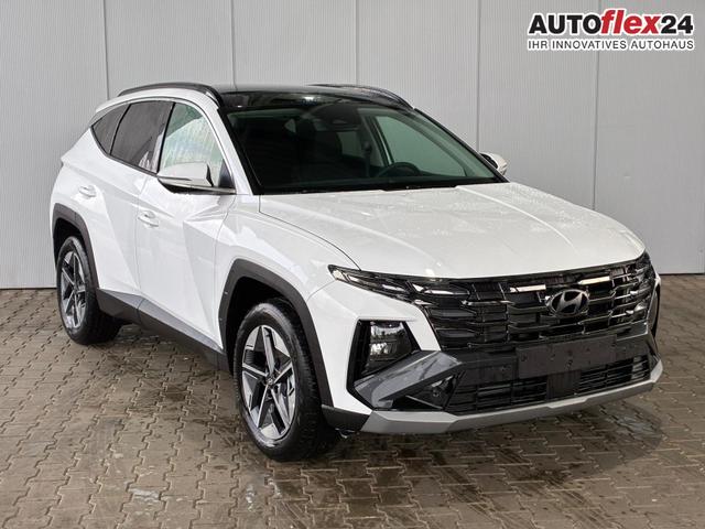 Hyundai TUCSON E-Motion 1.6 T-GDi 2WD HEV / Panoramadach ACC LED Sitz + Lenkradheizung Navi PDC V&H Kamera Alu 18" 
