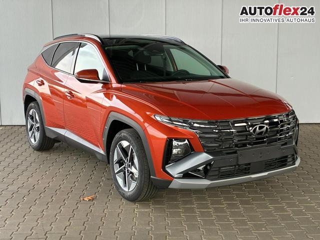 Hyundai TUCSON E-Motion 1.6 T-GDI 2WD 48V DCT / Panoramadach ACC Sitz + Lenkradheizung LED Navi PDC V&H Kamera Alu 18" 