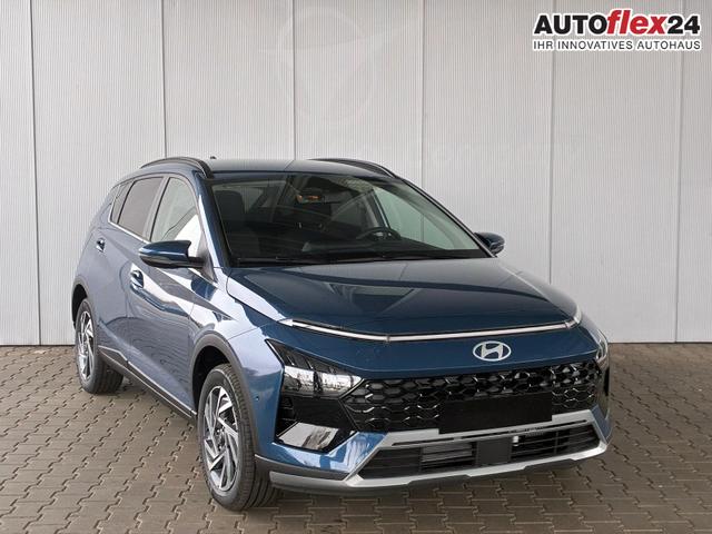 Hyundai BAYON Premium 1.0 T-GDI 100 PS 48V 7DCT / Keyless ACC Soundsystem BOSE Sitz + Lenkradheizung LED Navi PDC V&H Kamera Totwinkel Alu 16" 