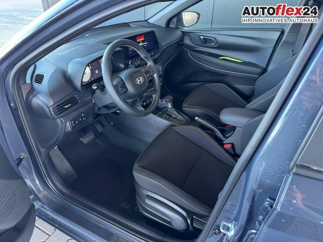 Hyundai i20 Style 1.0 T-GDI BLACK LINE / Navi Fernlichtassistent Spurhalteassistent ACC Kamera Sitz + Lenkradheizung LED Alu 16" 