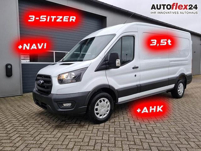 Zentrallager Ford Transit - L3H2 2.0 TDCi 130PS Trend 3,5t 3-Sitzer AHK Klima Navi Bluetooth DAB Frontscheibe beheizb. PDC v h Rückf.Kamera Tempomat
