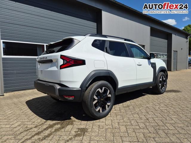 Dacia Duster Extreme Hybrid 140PS Automatik 1.6 SCE Sitzheizung Klimaautomatik 4x Kamera elektr.Parkbremse Teil-Leder Bluetooth Apple Carplay Android Auto PDC v+h 2xKeyless 17-LM 