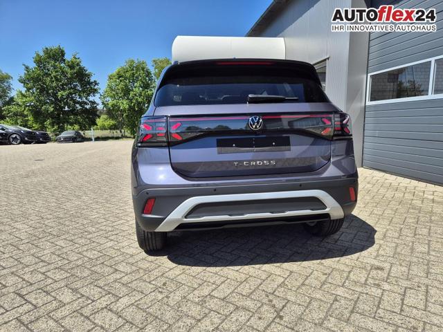 Volkswagen T-Cross 1.0 TSI 116PS DSG Life LED-Matrix-Scheinwerfer Klimaautomatik Sitzheizung PDC Rückf.Kamera 17-LM abged.Scheiben 2xKeyless DAB+ Bluetooth Touchscreen Apple CarPlay Android Auto 