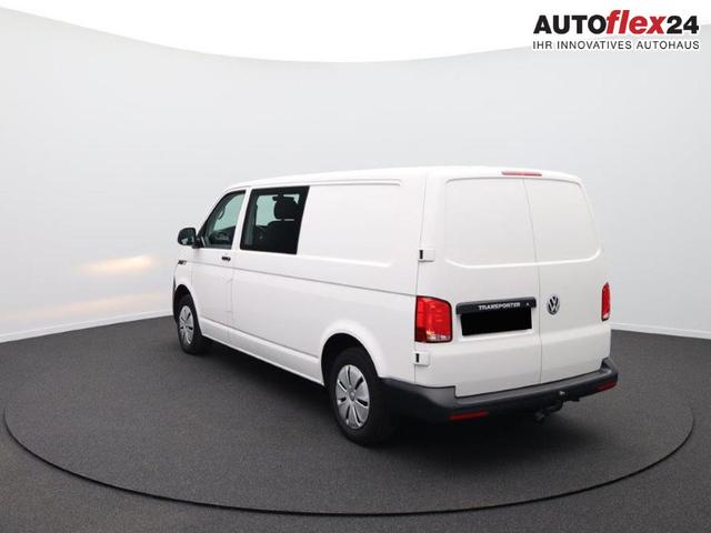 Gebrauchtfahrzeug Volkswagen Transporter 6.1 Kastenwagen - DoKa L2 2.0 TDi 110PS 5-Sitzer AHK Klima PDC DAB Apple CarPlay Android Auto Bluetooth Touchscreen Ganzjahresreifen