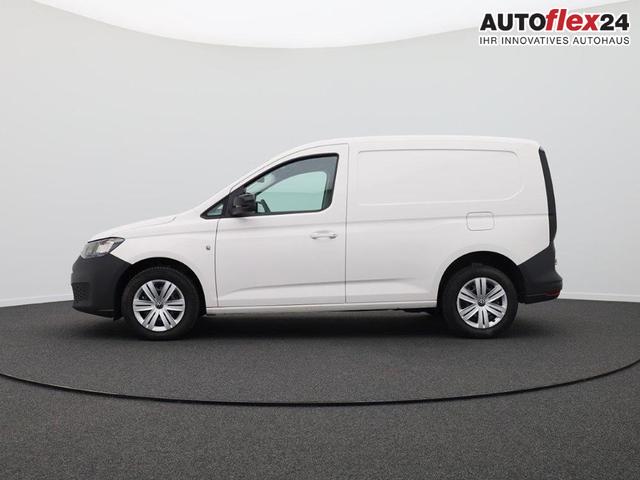 Gebrauchtfahrzeug Volkswagen Caddy Cargo - Comfort 2.0 TDI 122PS DSG 2-Sitzer Anhängerkupplung Klima Parksensoren Rückf.Kamera Navi Apple CarPlay Android Auto Hecktüren180º Schiebetür rechts Ganzjahresreifen