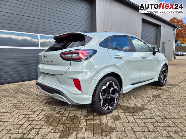 Ford Puma ST-Line X 1.0 EcoBoost Hybrid 125PS Automatik NEUES MODELL 360°Kamera AbstandsTempomat el.Heckklappe Premium Leder (Sensico) B+O-Sound Klimaautomatik Sitzheizung Lenkradheizung Frontscheibe beheizb. Ford-Navi SYNC4 Bluetooth Apple CarPlay Android A 