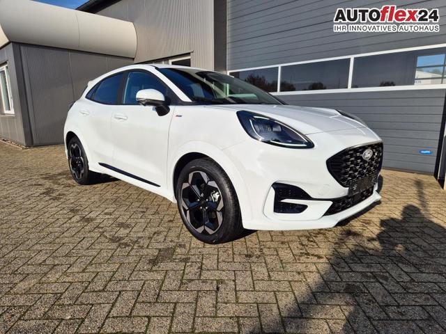 Ford Puma ST-Line X 1.0 EcoBoost Hybrid 125PS Automatik NEUES MODELL 360°Kamera AbstandsTempomat el.Heckklappe Premium Leder (Sensico) B+O-Sound Klimaautomatik Sitzheizung Lenkradheizung Frontscheibe beheizb. Ford-Navi SYNC4 Bluetooth Apple CarPlay Android A 