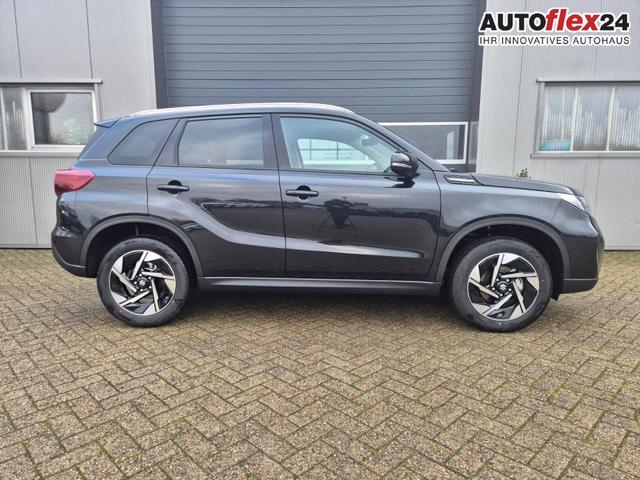 Suzuki Vitara Comfort+ 110PS Automatik MHEV 4x4 ALLGRIP 1.4 Boosterjet Allrad Teilleder Navi Klimaautomatik Sitzheizung ACC PDC v+h Rückf.Kamera Suzuki-Radio Apple CarPlay Android Auto Touchscreen 2xKeyless 17-LM 