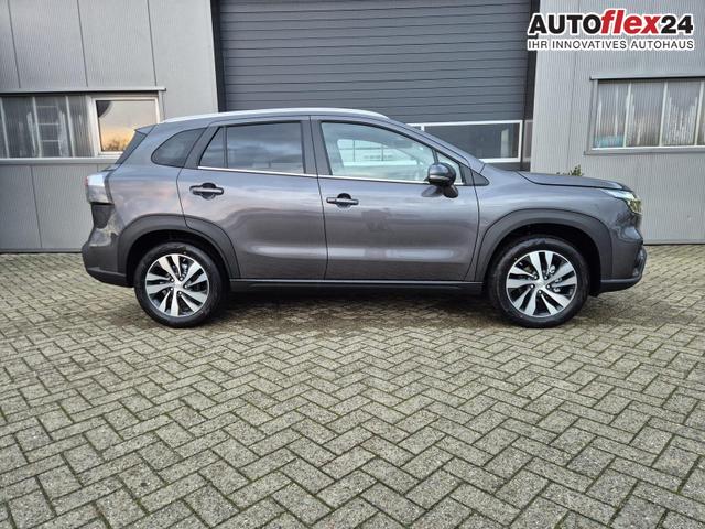 Suzuki S-Cross Comfort+ 110PS Automatik MHEV 4x4 ALLGRIP 1.4 Boosterjet Allrad Teilleder Navi Klimaautomatik Sitzheizung ACC PDC v+h 4x Kamera Suzuki-Radio Apple CarPlay Android Auto Touchscreen 2xKeyless 17-LM 