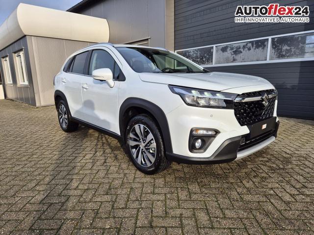 Suzuki S-Cross Comfort+ 110PS Automatik MHEV 4x4 ALLGRIP 1.4 Boosterjet Allrad Teilleder Navi Klimaautomatik Sitzheizung ACC PDC v+h 4x Kamera Suzuki-Radio Apple CarPlay Android Auto Touchscreen 2xKeyless 17-LM 