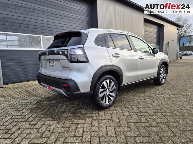 Suzuki S-Cross Comfort+ 110PS Automatik MHEV 4x4 ALLGRIP 1.4 Boosterjet Allrad Teilleder Navi Klimaautomatik Sitzheizung ACC PDC v+h 4x Kamera Suzuki-Radio Apple CarPlay Android Auto Touchscreen 2xKeyless 17-LM 