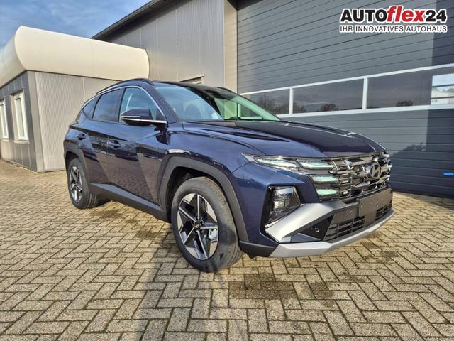 Hyundai TUCSON Trend 1.6 T-GDI 150PS Automatik TZ 2026 Teil-Leder Sitzheizung v+h Lenkradheizung Klimaautomatik Navi Touchscreen DAB+ Apple CarPlay + Android Auto PDC R&uuml;ckf.-Kamera Matrix-LED-Scheinw. 