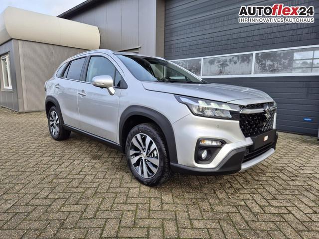 Suzuki S-Cross Comfort+ 110PS Automatik MHEV 4x4 ALLGRIP 1.4 Boosterjet Teilleder Navi Klimaautomatik Sitzheizung ACC PDC v+h 4x Kamera Suzuki-Radio Apple CarPlay Android Auto Touchscreen 2xKeyless 17-LM 