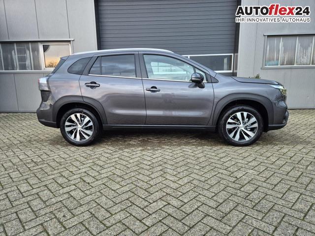 Suzuki S-Cross Comfort+ 110PS Automatik MHEV 4x4 ALLGRIP 1.4 Boosterjet Teilleder Navi Klimaautomatik Sitzheizung ACC PDC v+h 4x Kamera Suzuki-Radio Apple CarPlay Android Auto Touchscreen 2xKeyless 17-LM 