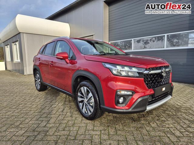 Suzuki S-Cross Comfort+ 110PS Automatik MHEV 4x4 ALLGRIP 1.4 Boosterjet Teilleder Navi Klimaautomatik Sitzheizung ACC PDC v+h 4x Kamera Suzuki-Radio Apple CarPlay Android Auto Touchscreen 2xKeyless 17-LM 