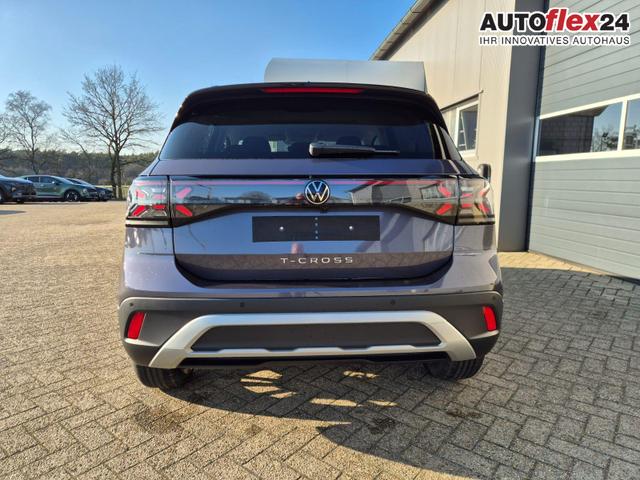 Volkswagen T-Cross 1.0 TSI 116PS DSG Life LED-Matrix-Scheinwerfer ACC Klimaautomatik Sitzheizung PDC v+h 17-LM abged.Scheiben 2xKeyless DAB+ Bluetooth Touchscreen Apple CarPlay Android Auto 