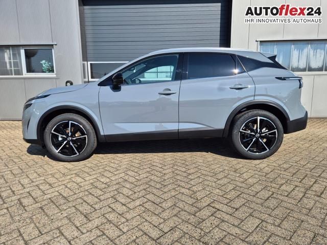 Vorlauffahrzeuge Nissan Qashqai - 1.3 DIG-T MHEV 158 PS X-Tronic Tekna Voll-Leder Klimaautomatik PanoGlasdach Sitzheizung Lenkradheizung Navi Head-Up Display elektr. Heckklappe ACC PDC v h 360&deg;Kamera DAB Bluetooth Touchscreen Apple CarPlay Android Auto 19"LM